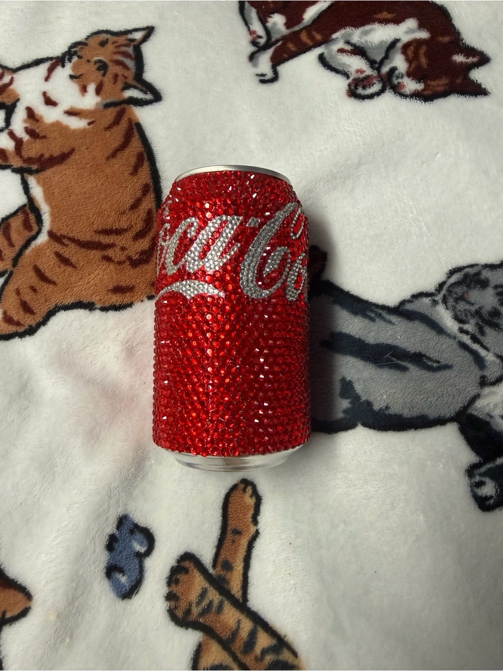 Coca Cola Red Rhinestone Can Party Accent
